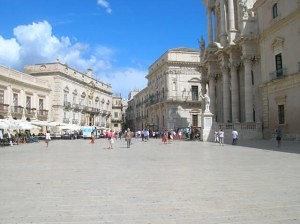 Piazza in Ortigia, Sicily